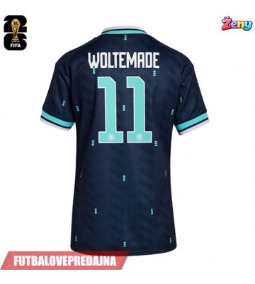 Lacne Ženy Futbalové dres Nemecko Nick Woltemade #11 MS 2026 Krátky Rukáv - Preč